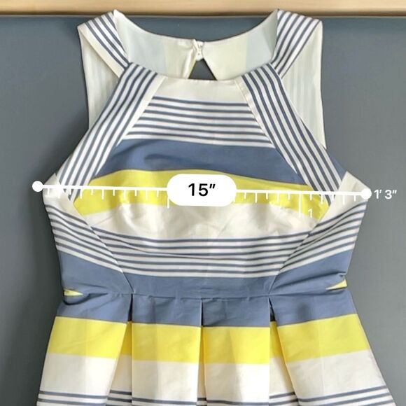 Eva Franco Mandy Dress - Gold Sz 0P - Picture 6 of 12